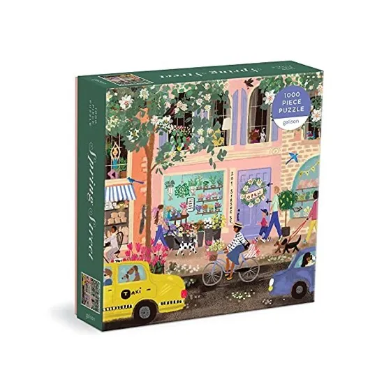 Spring Street 1000 Piece Puzzle in a Square Box