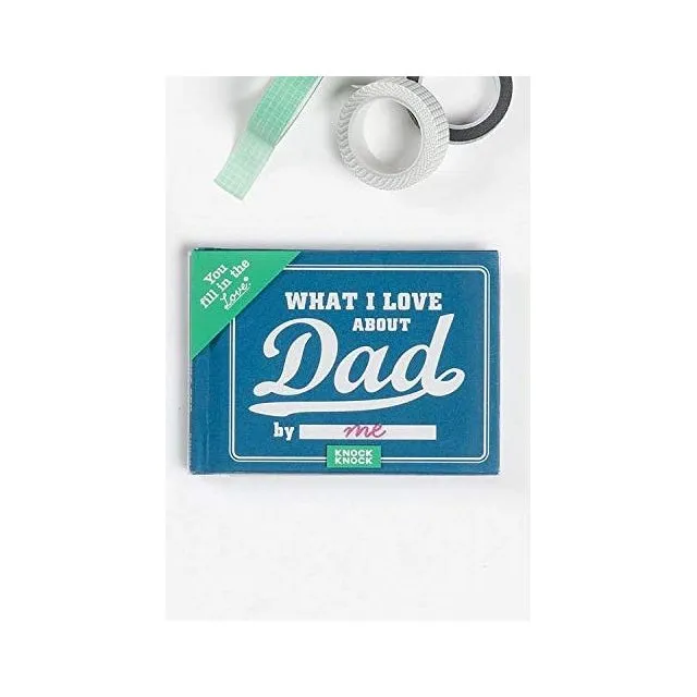 What I Love About Dad Personalized Journal
