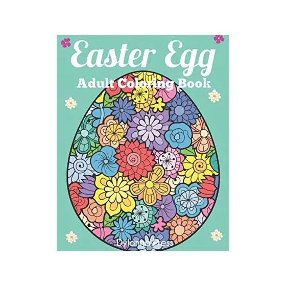 Easter Egg Adult Coloring Book
