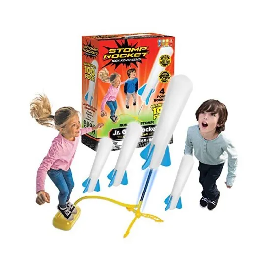 Stomp Rocket Jr Glow Rocket Launcher for Kids
