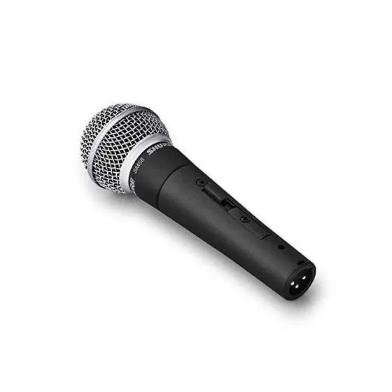 Shure SM58S Pro XLR Dynamic Vocal Microphone with On/Off Switch
