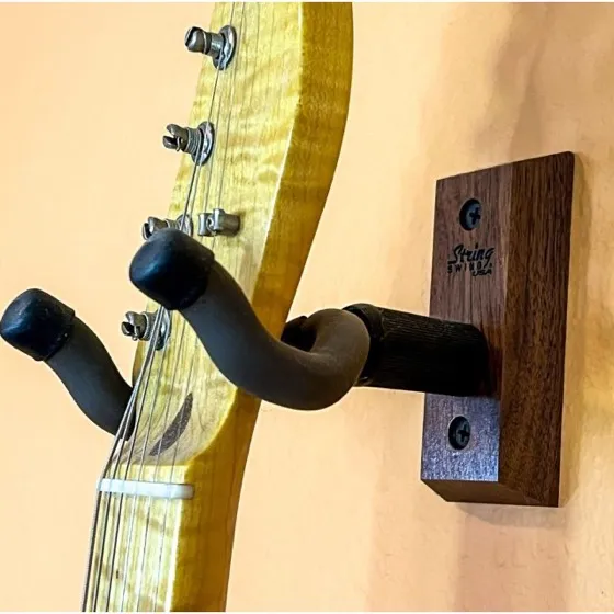 String Swing Cc01koak Hardwood Home & Studio Guitar Hanger