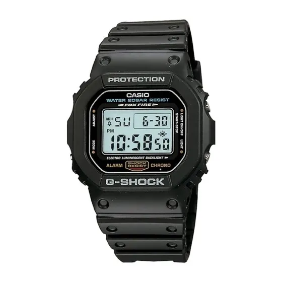 Casio G-Shock Shock Resistant Dw5600ue-1v Men's Water Resistant Black Resin