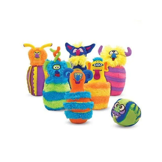 Melissa & Doug Monster Plush 6-Pin Bowling Game