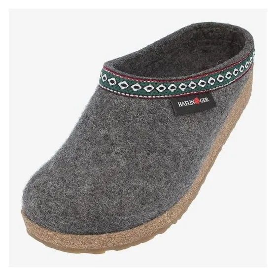 Haflinger Unisex Grizzly Classic Wool Clogs