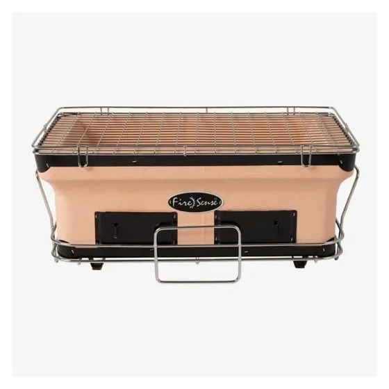 Fire Sense 60450 Yakatori Internal Grates Charcoal Chrome Cooking Grill