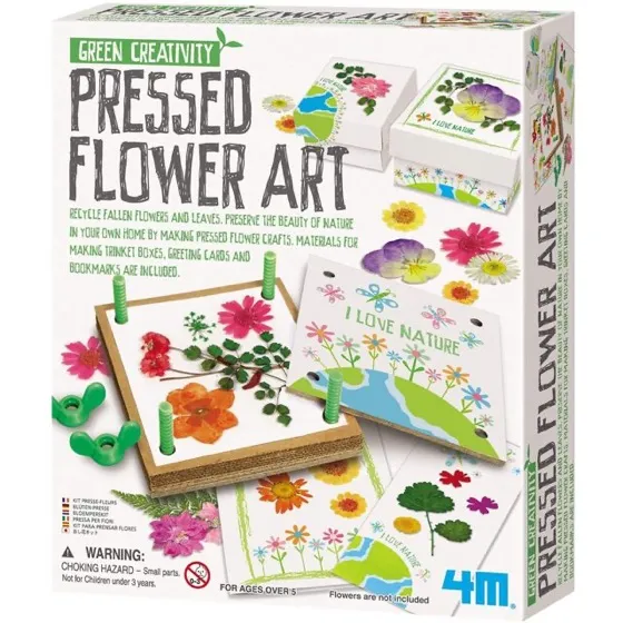 4M Green Creativity Pressed Flower Art Kit