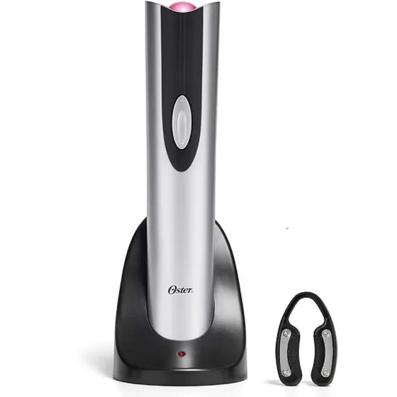 Oster Cordless Electric Wine Bottle Opener with Foil Cutter