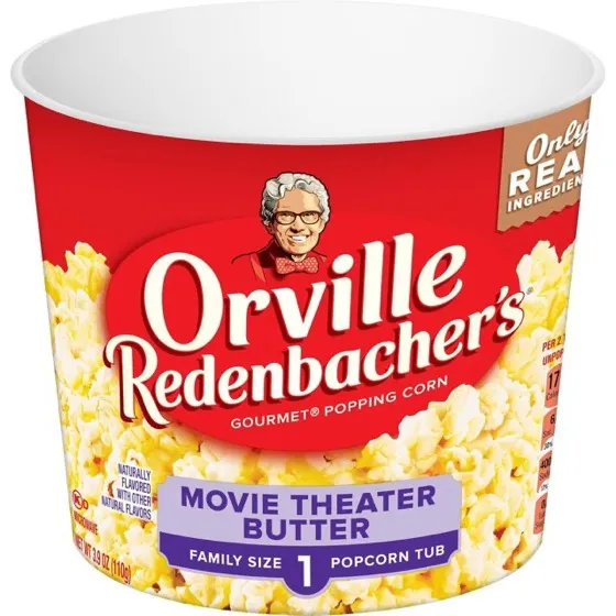 Orville Redenbacher’s Popcorn + Tub