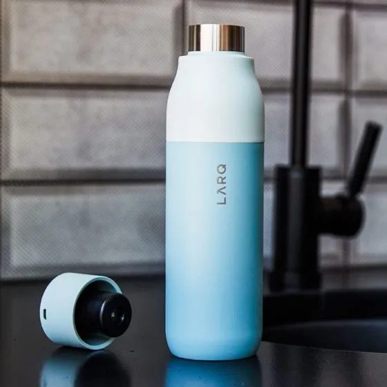 Larq PureVis Smart Self-Cleaning UV Insulated Stainless Steel Water Bottle