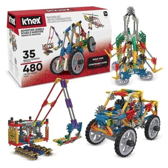 K’nex Adventure Wheels Building Set