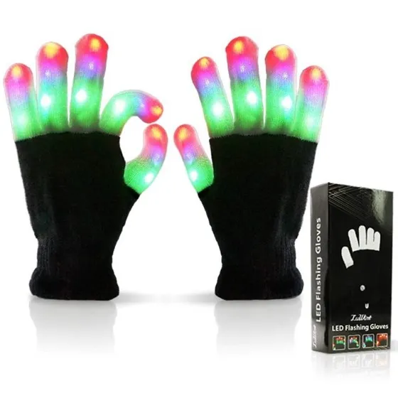 Luwint LED Light Up Rave Gloves