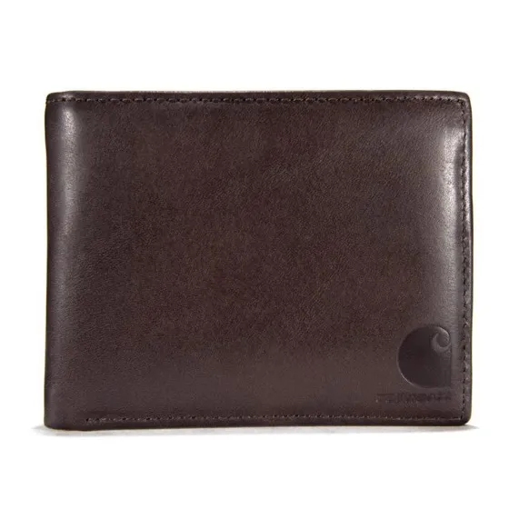 Carhartt Oil Tan Leather Passcase Wallet Brown
