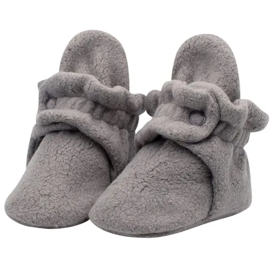 Zutano Baby Boys' Cozie Fleece Baby Booties With Grippers