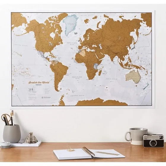 Maps International Scratch The World Travel Map