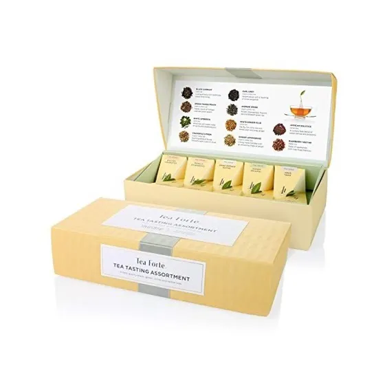 Tea Forté Petite Presentation Box Tea-Tasting Assortment