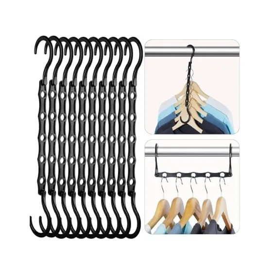 House DAY 10 Pack Space Saving Hangers