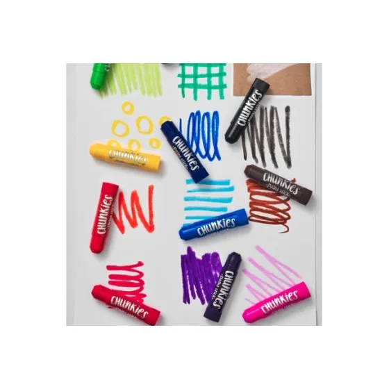 Ooly Chunkies Easy Grip Tempera Paint Sticks for Kids