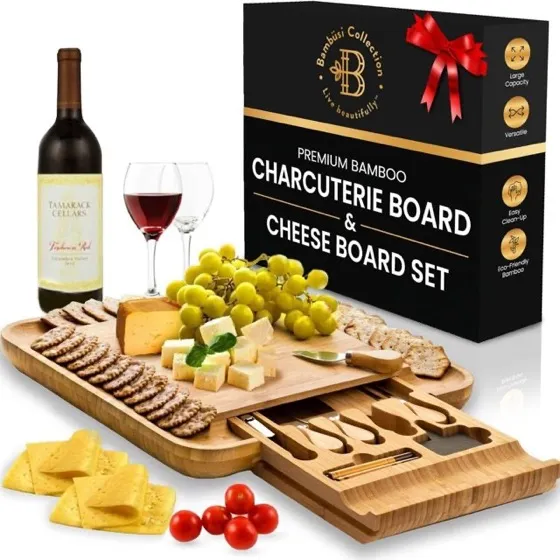 Bambüsi Premium Bamboo Cheese Board