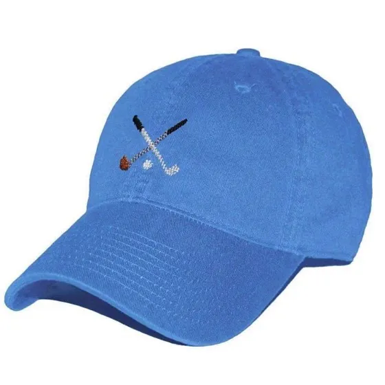 Crossed Golf Clubs Needlepoint Hat by Smathers & Branson