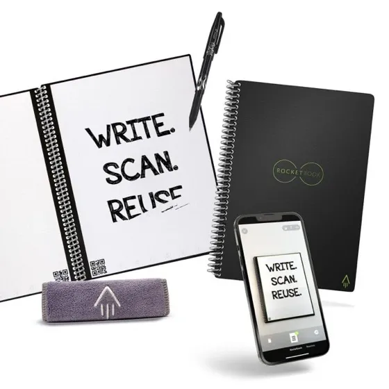 Rocketbook Core Reusable Spiral Notebook