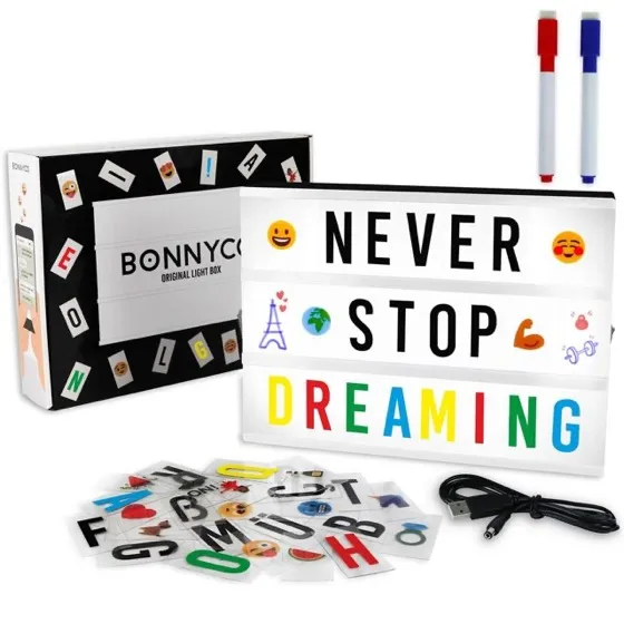 Bonnyco Cinema Light Box with 400 Letters
