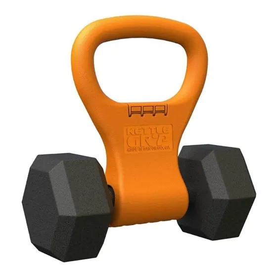 Kettle Gryp Dumbbell to Kettlebell Grip Converter Handle Made