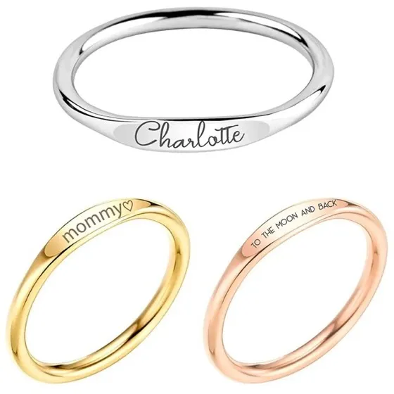 MignonandMignon Personalized Ring