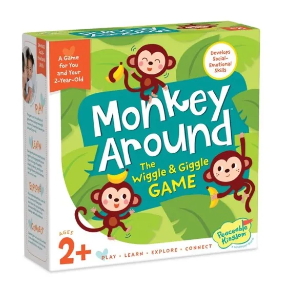 Peaceable Kingdom Monkey Around First Game for Toddlers Interactive play