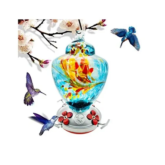 Rezipo Hummingbird Feeder with Perch