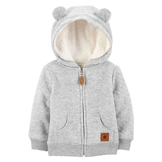 Simple Joys by Carter's Baby Hooded Sweater Jacket with Sherpa