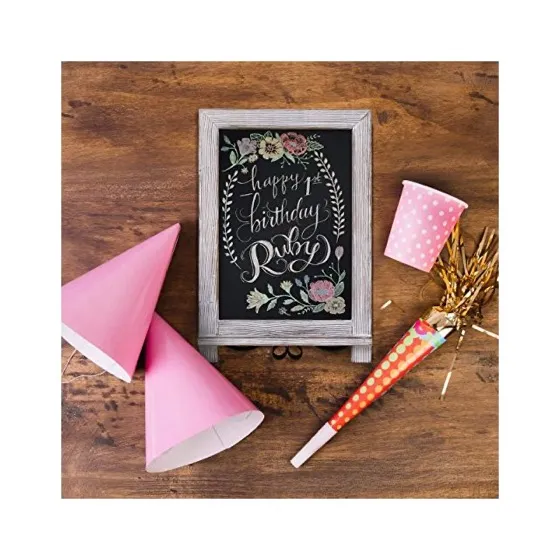 Hbcy Creations Magnetic Tabletop Chalkboard Sign