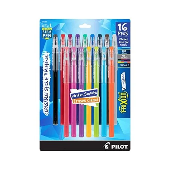 Pilot FriXion ColorSticks Erasable Gel Ink