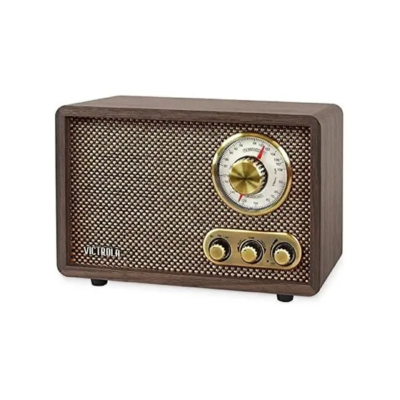 Victrola Retro Wood Bluetooth Fm/am Radio