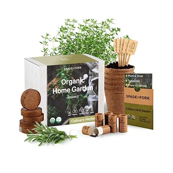 Spade To Fork Indoor Herb Garden Starter Kit