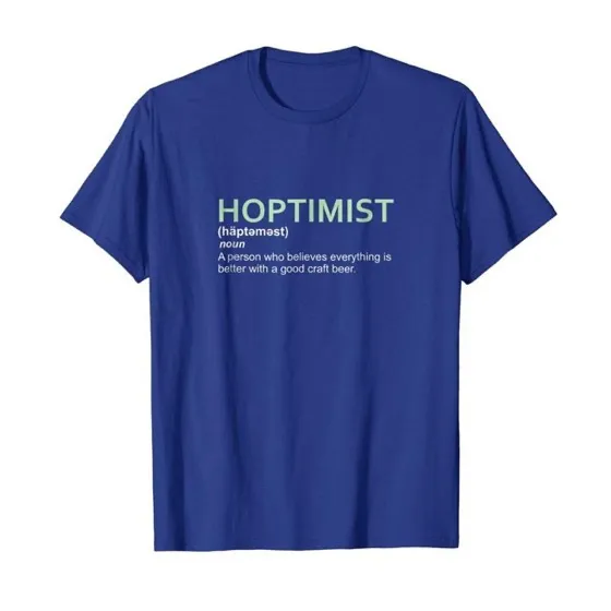 Original Hoptimist Definition Craft Beer Tee T-Shirt