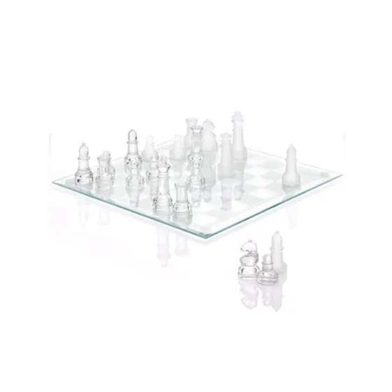 Srenta Fine Glass Chess Set Game