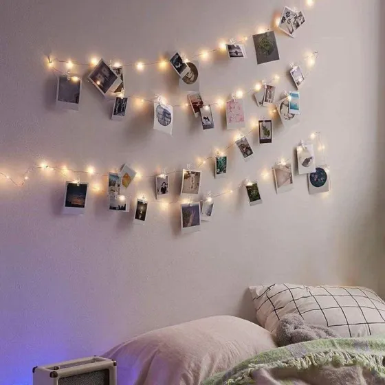 Fairy String Lights With 50 Clear Clips