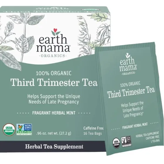 Earth Mama Organic Third Trimester Tea Bags - Two Boxes
