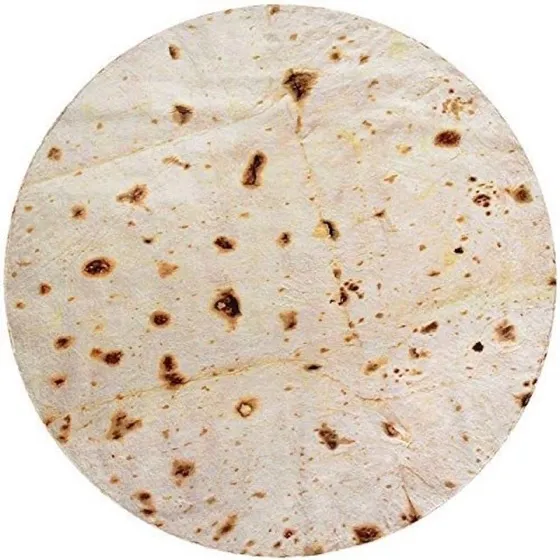 Casofu Burrito Tortilla Throw Blanket 71 inches for Adult Kids