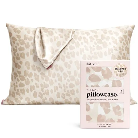 Kitsch Satin Pillowcase with Zipper