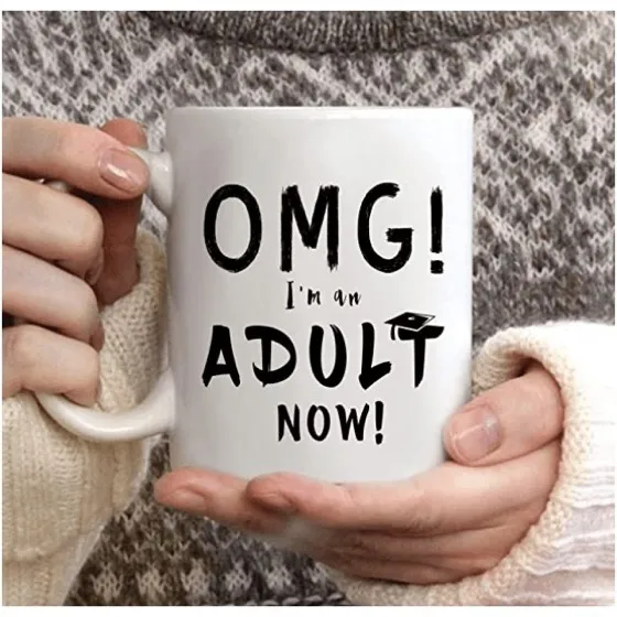 Tom Boy OMG I'm An Adult Now Mug