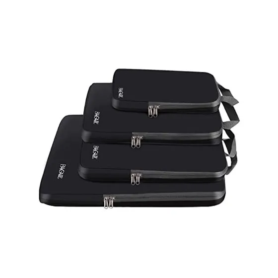 Bagail 4 Set/6 Set/8 Set Compression Packing Cubes Travel Accessories