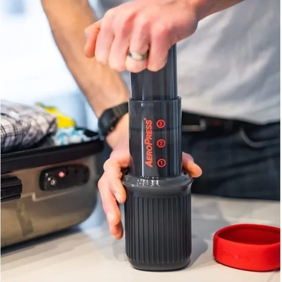 AeroPress Go Extra Small Portable Coffee Maker Kit