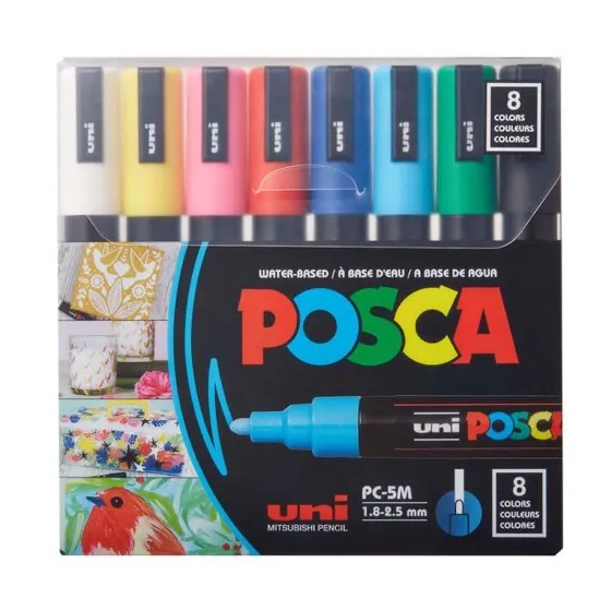 Posca PC-5M Water-Based Acrylic Paint Markers