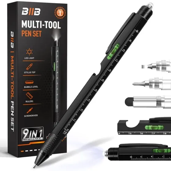Biib 9-in-1 Multi-Tool Pen