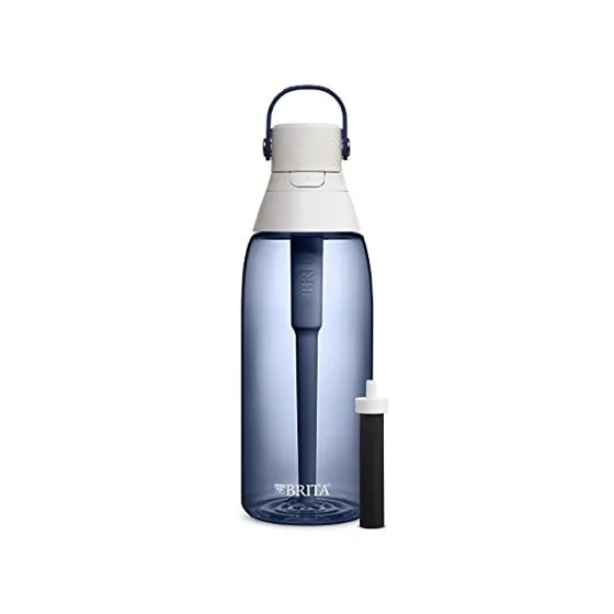 Brita Hard-Sided Plastic Premium Filtering Water Bottle