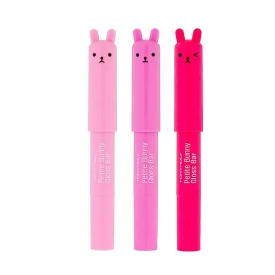Tonymoly Petit Bunny Lip Gloss 3 Pack Set