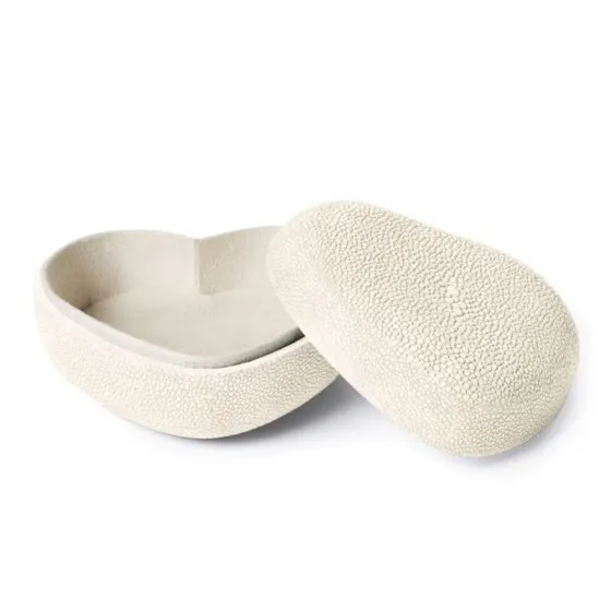 Aerin Shagreen Heart Box