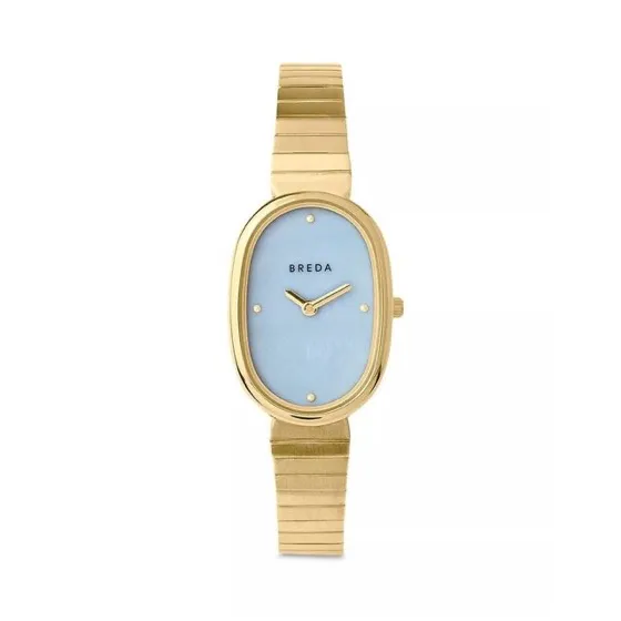 Breda 'Jane' Stainless Steel and Metal Bracelet Watch